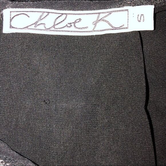 Chole K Silver sequin top with a sheer back - Picture 5 of 5